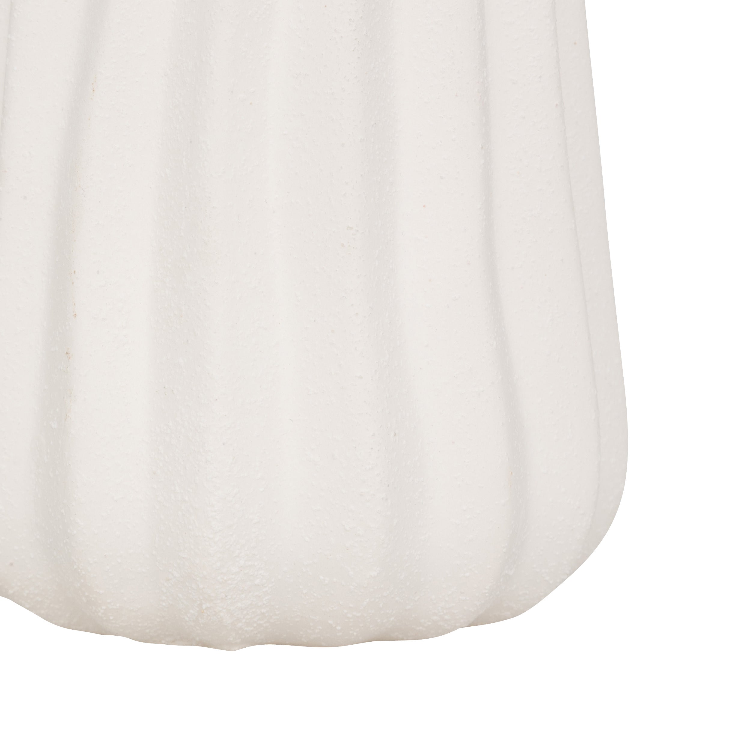Vaza alb cu dungi fernand H30 cm - Atmosphera