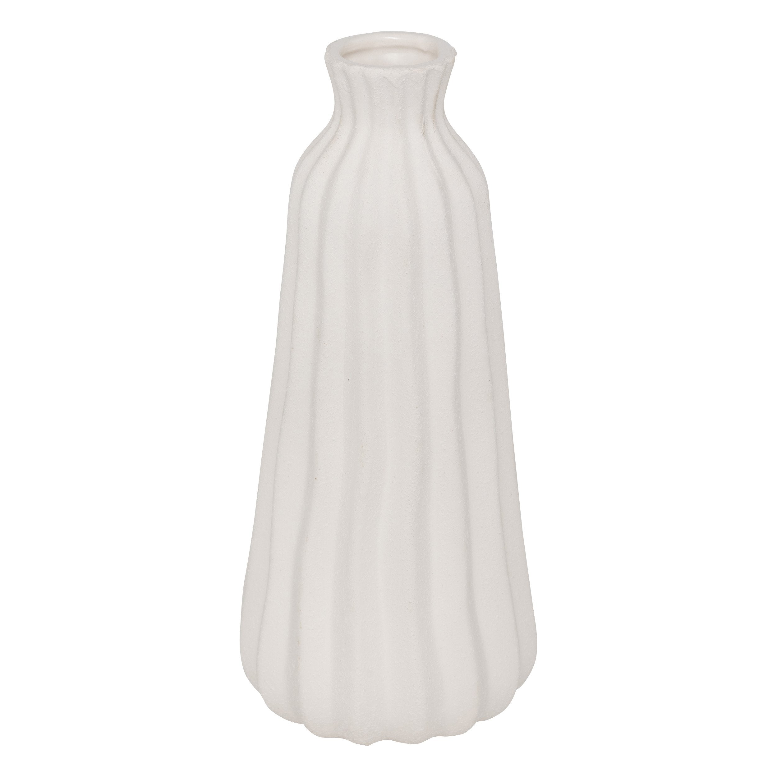 Vaza Fernan inaltime 30 cm ceramica alba Atmosphera