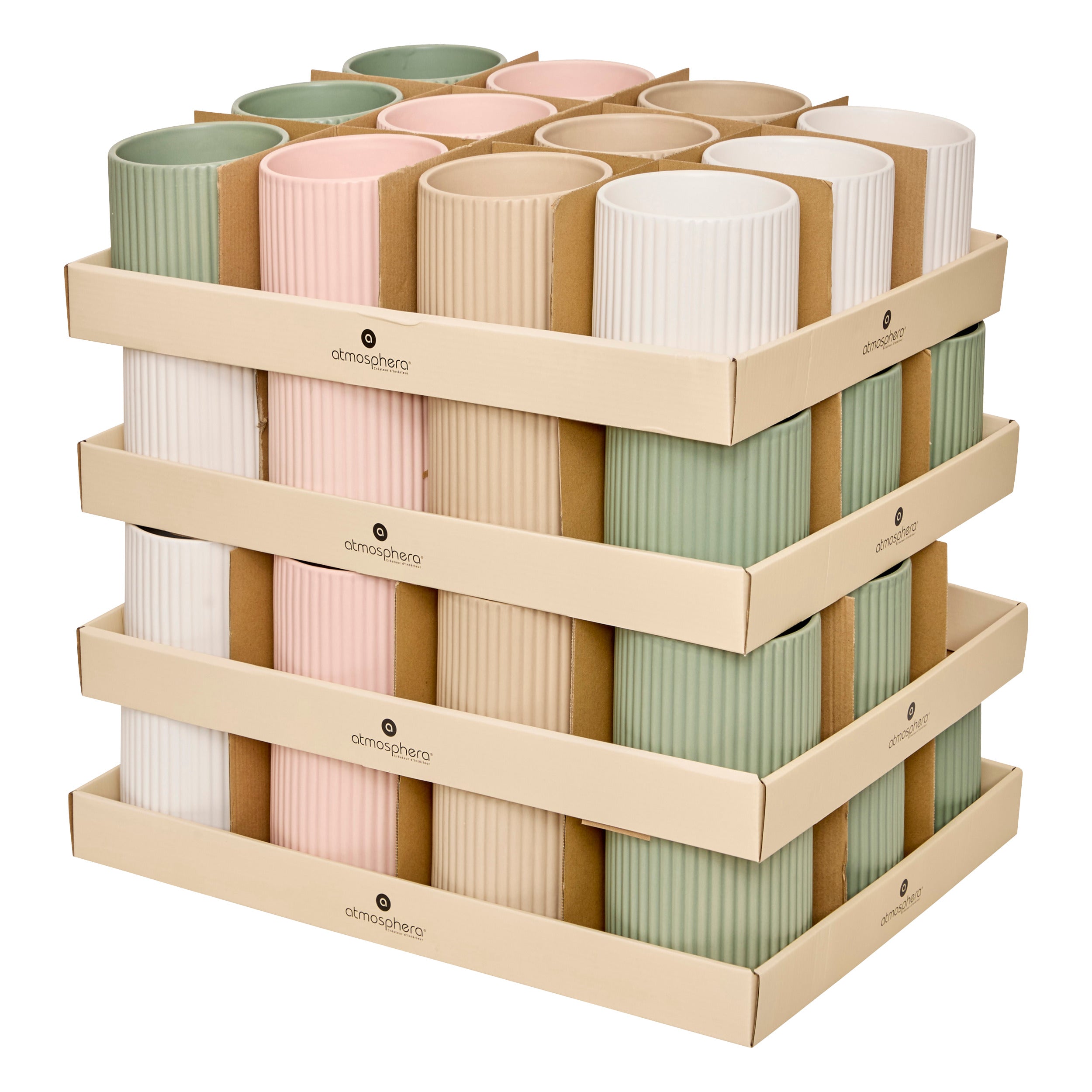 Decor pentru casa, capac ghiveci ceramica nuria D13h12 cutie - Atmosphera