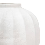 Vaza rotunda Amia inaltime 28 cm magnezie alba Atmosphera