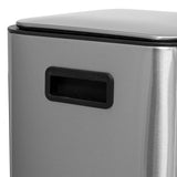 Cos gunoi patrat inox 30 l delta - Five