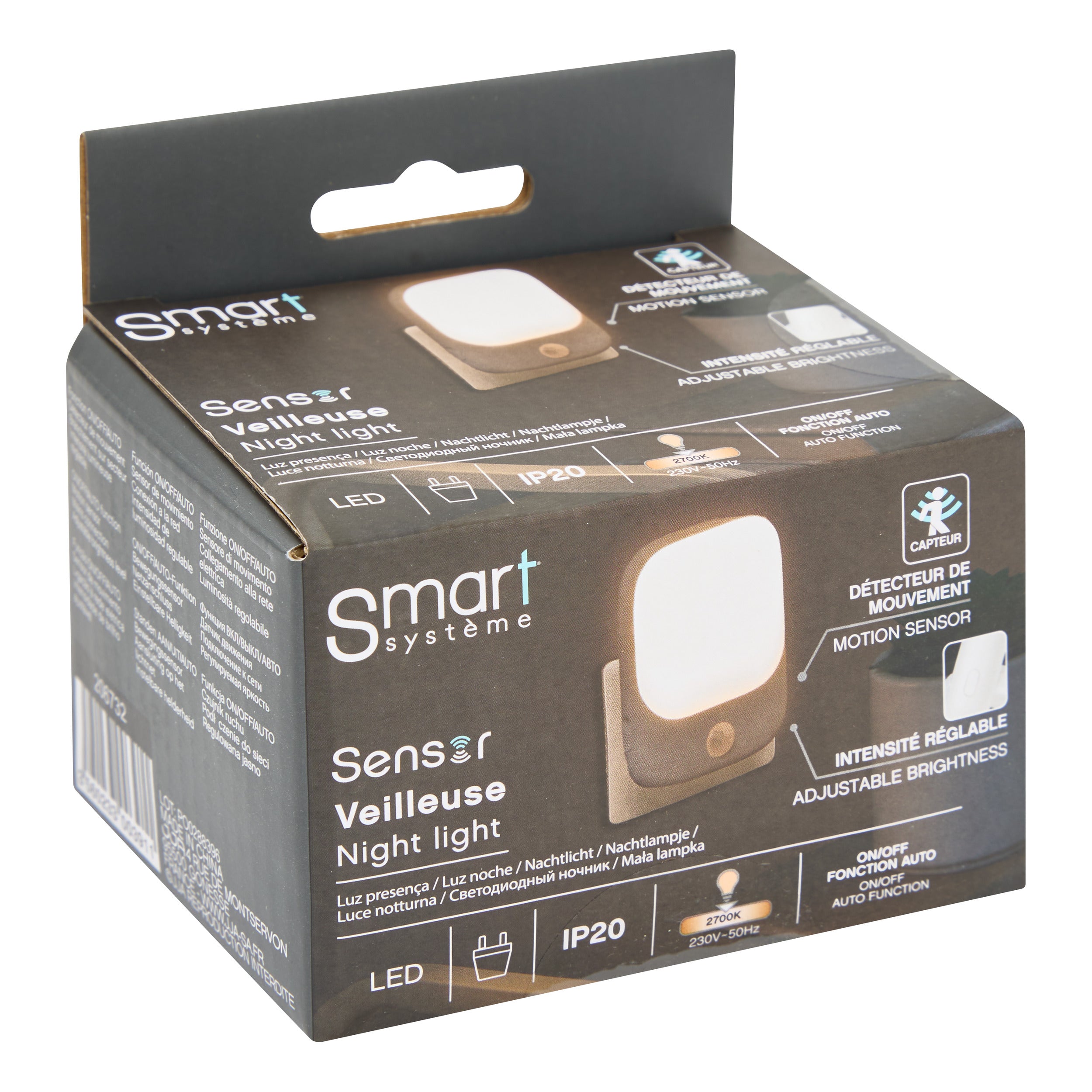 Lumina de noapte LED cu senzor - Smart System