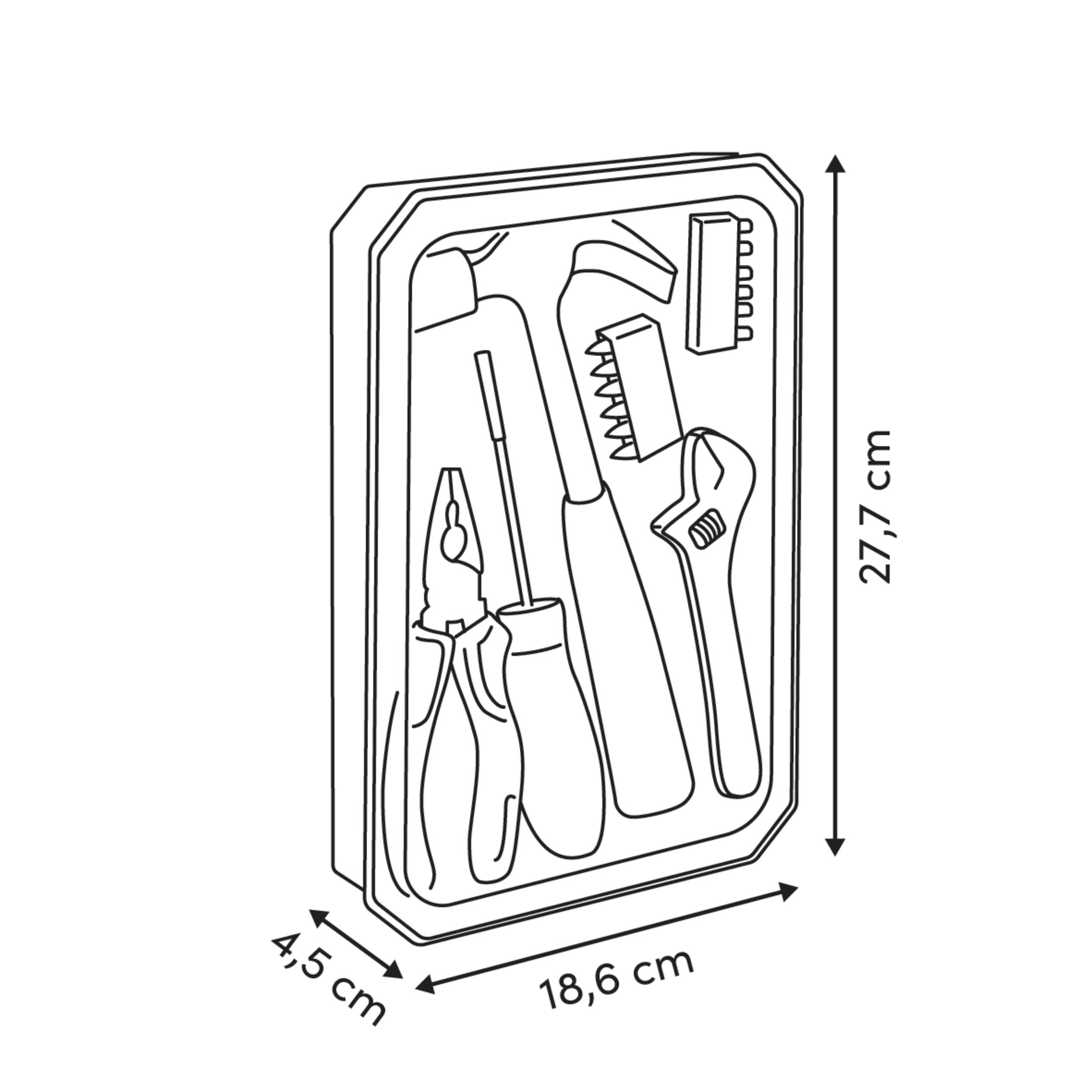 Set surubelnita ciocan cleste 16 piese - Five