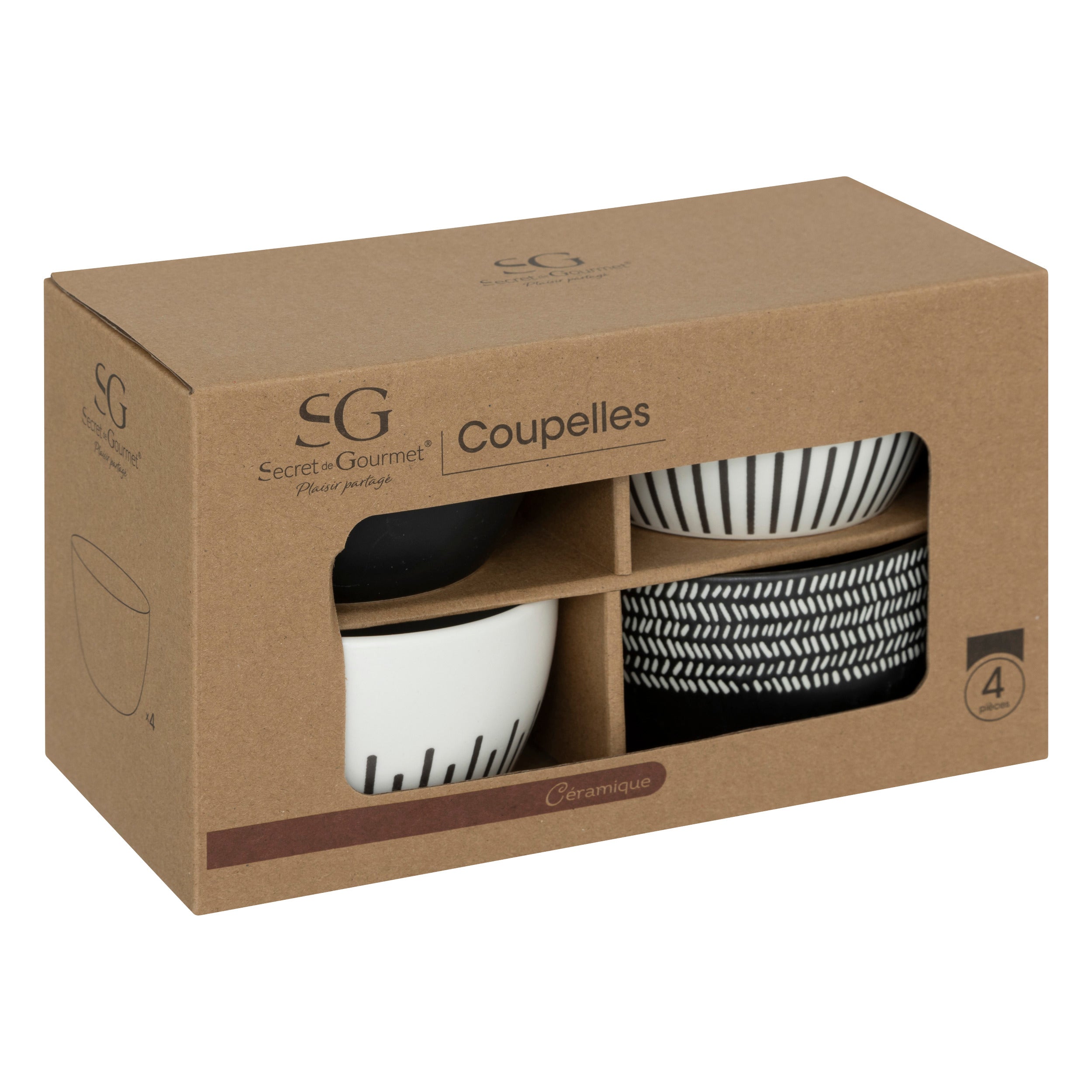 Set cani ethnique set 4 buc - Secret de Gourmet