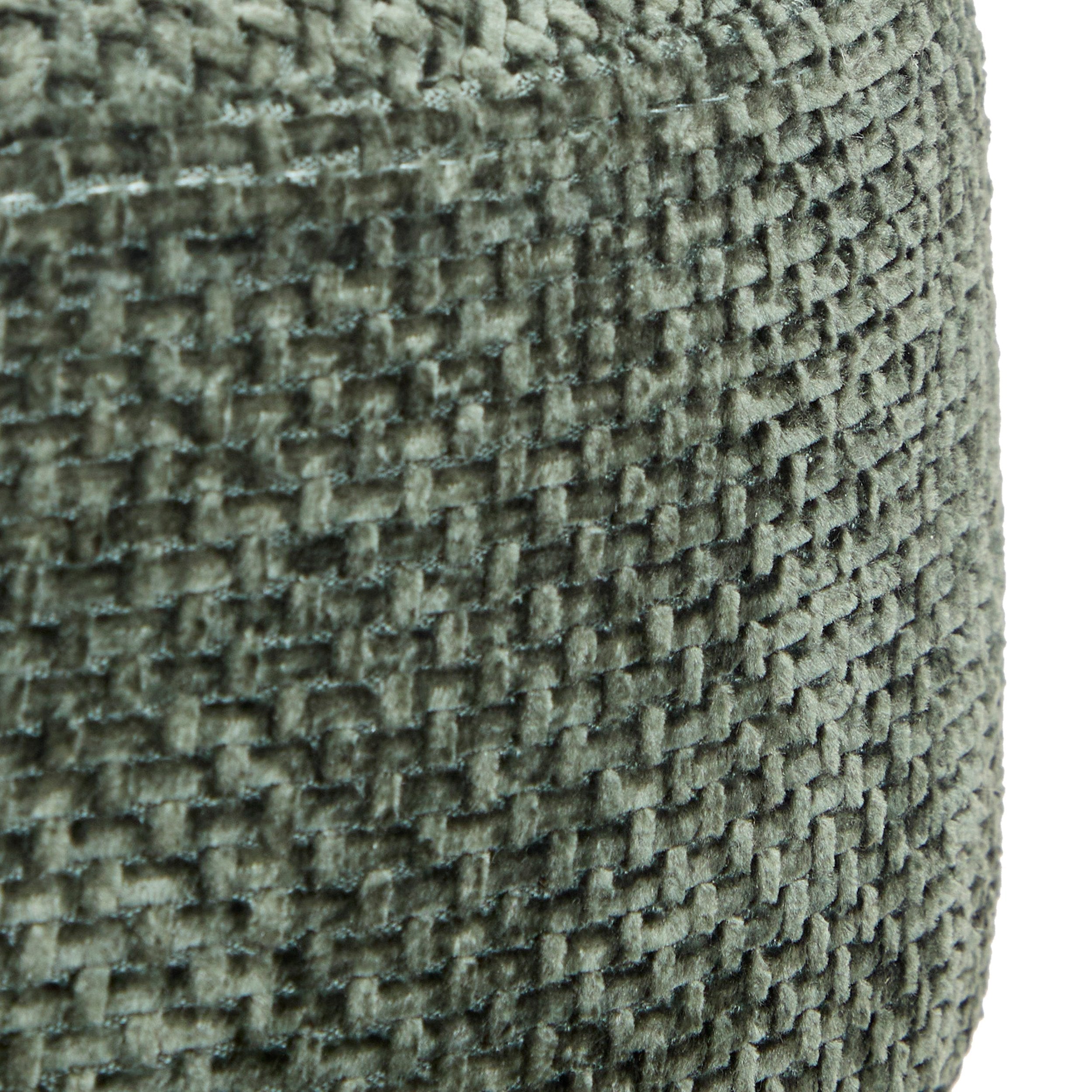 Taburet decorativ Spolo chenille verde cedru Atmosphera