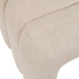 Puf Sisco L. 43 x l. 42 x H. 44 cm material textil culoare argila Atmosphera