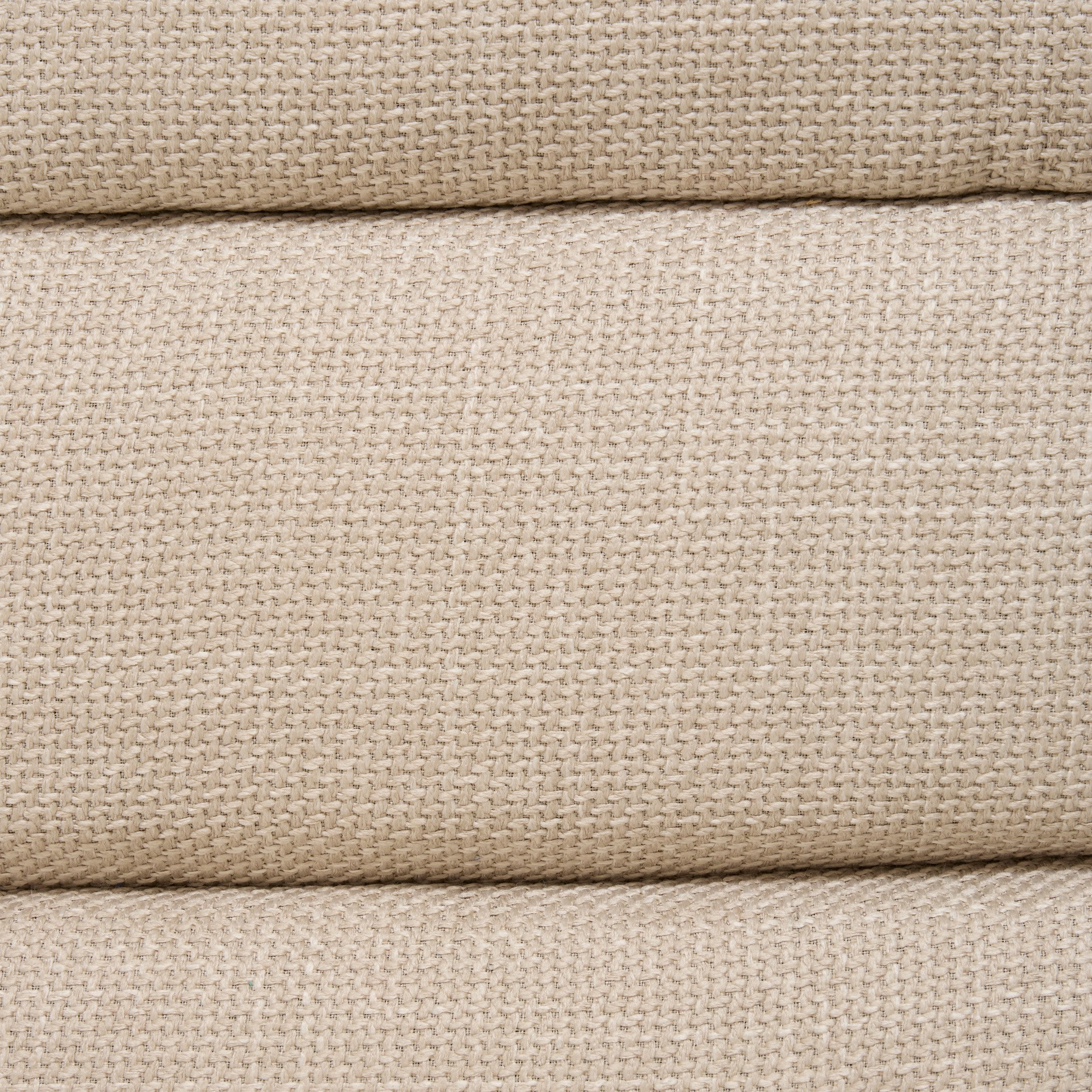 Puf Sisco L. 43 x l. 42 x H. 44 cm material textil culoare argila Atmosphera