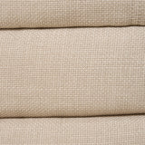 Puf Sisco L. 43 x l. 42 x H. 44 cm material textil culoare argila Atmosphera