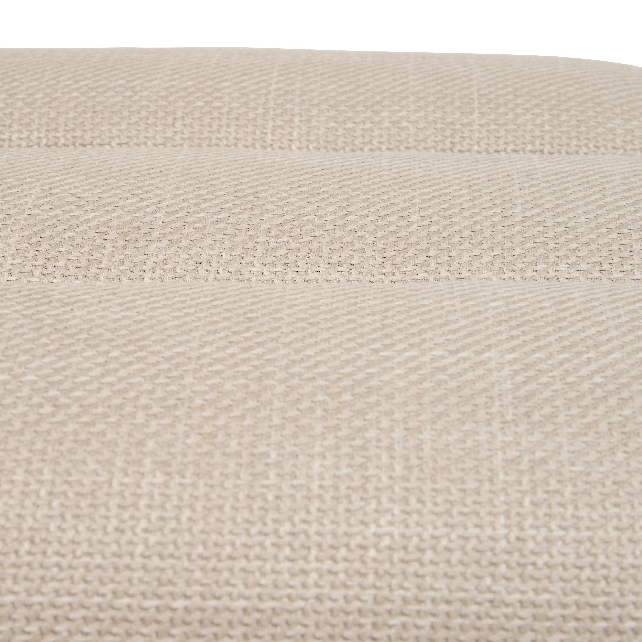 Puf Sisco L. 43 x l. 42 x H. 44 cm material textil culoare argila Atmosphera
