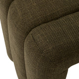 Banca Sisco L. 102 x l. 42 x H. 43.5 cm material textil kaki Atmosphera