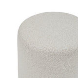 Mobilier interior, puf nesky alb boucle - Atmosphera