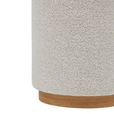 Mobilier interior, puf nesky alb boucle - Atmosphera
