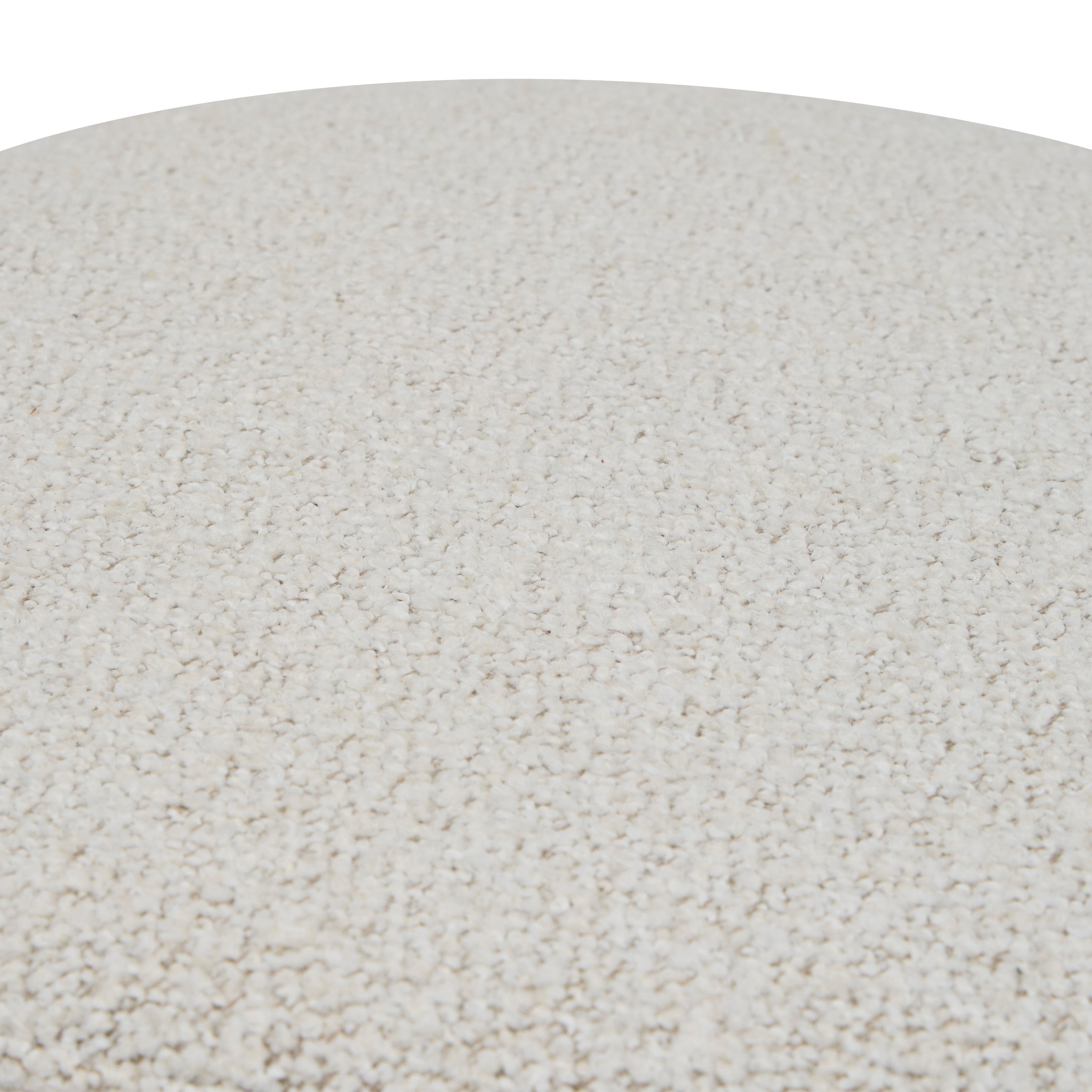 Mobilier interior, puf nesky alb boucle - Atmosphera