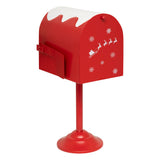 Cutie postala metalica, rosie, H 32 cm | Atmosphera
