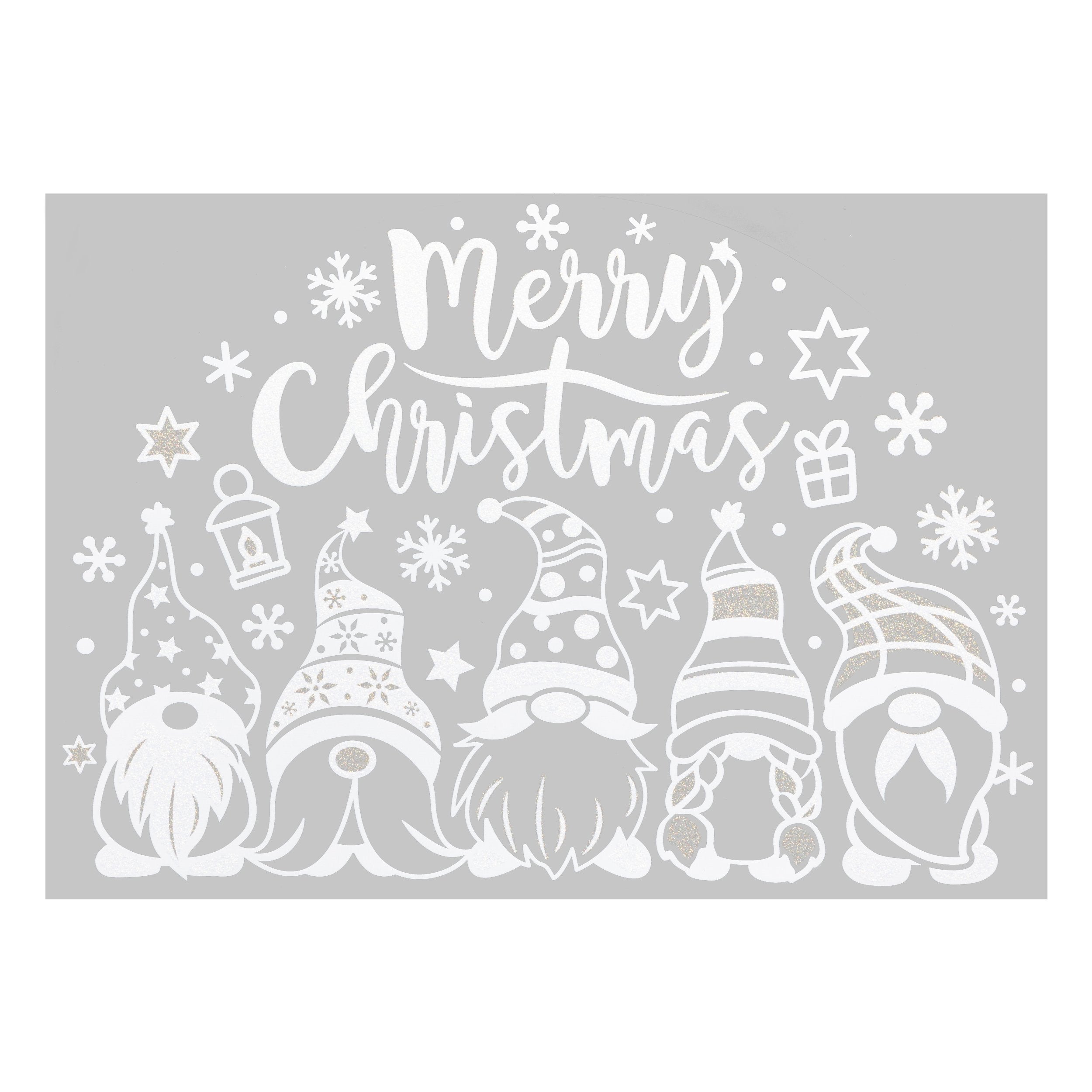 Sticker geam cu spiridusi, 40 x 28,5 cm | Atmosphera