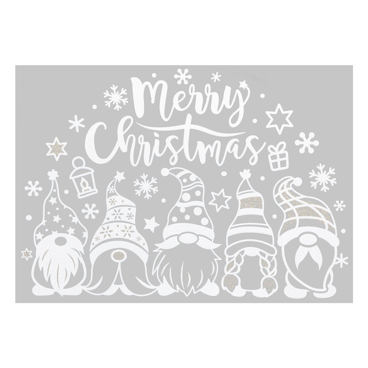 Sticker geam cu spiridusi, 40 x 28,5 cm | Atmosphera