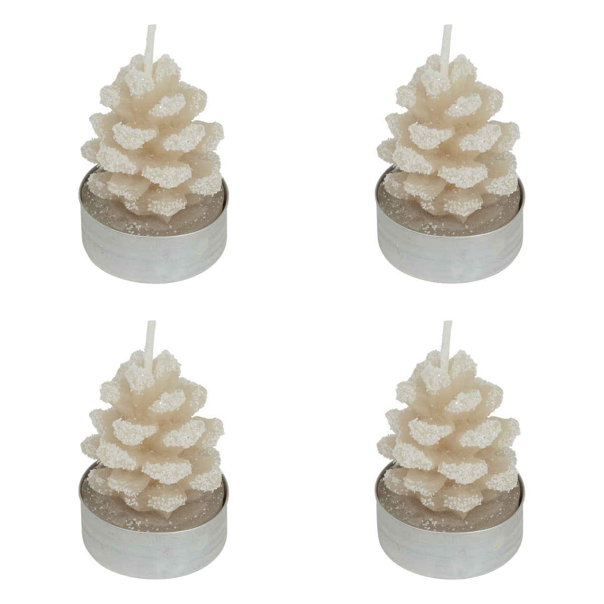 Set 4 lumanari pastila con nins, 100 g | Atmosphera