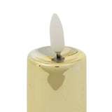 Set 4 lumanari LED, metal auriu | Atmosphera