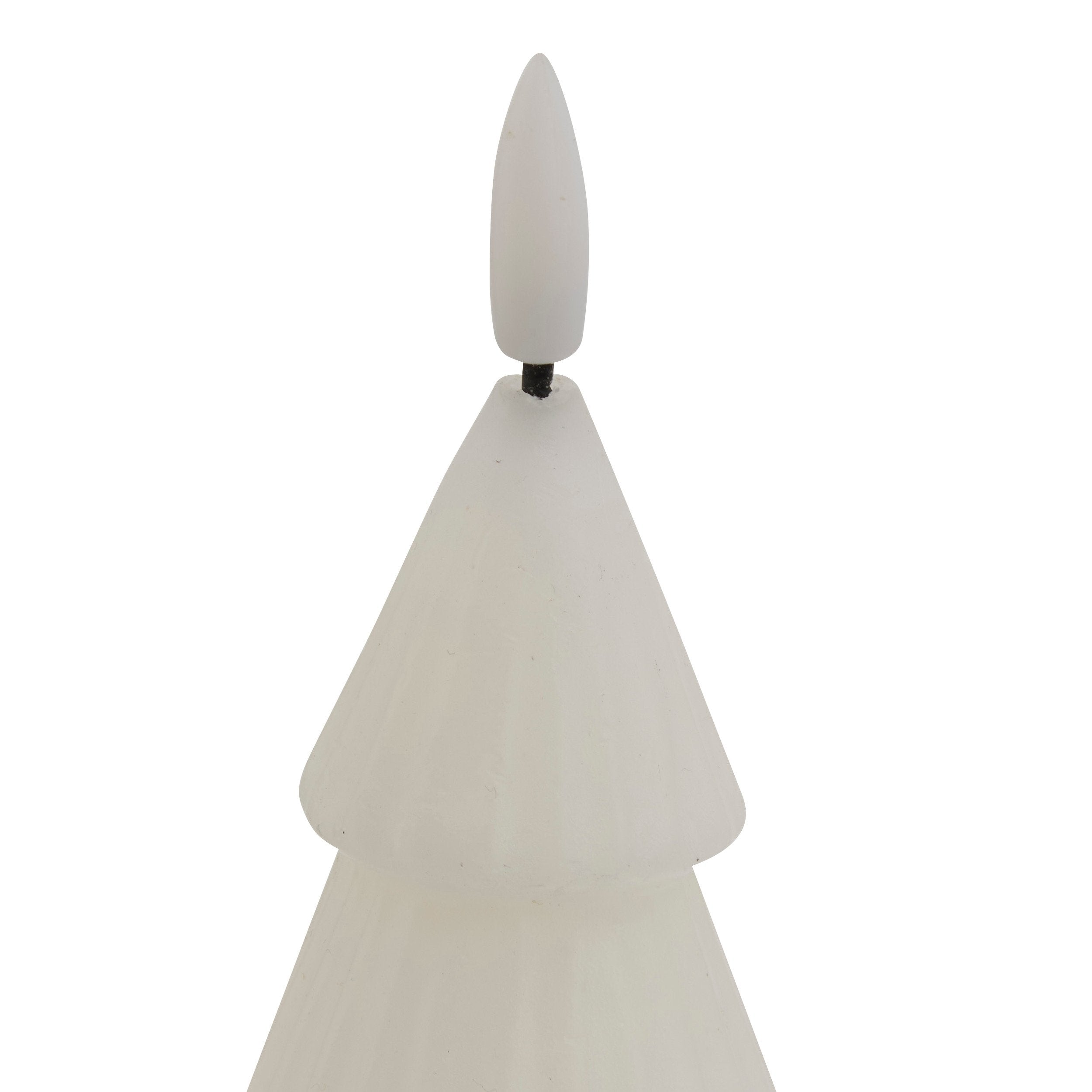 Lumanare LED brad, alba, H 13 cm | Atmosphera