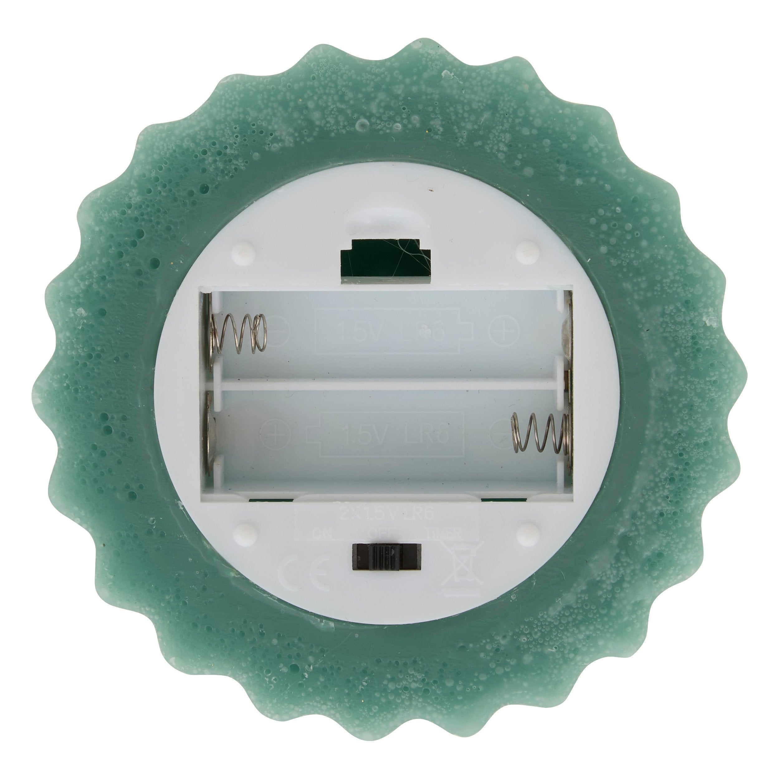 Lumanare LED brad, verde, H 13 cm | Atmosphera