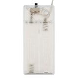 Ghirlanda globuri iridescente 10 LED, alb cald | Feeric