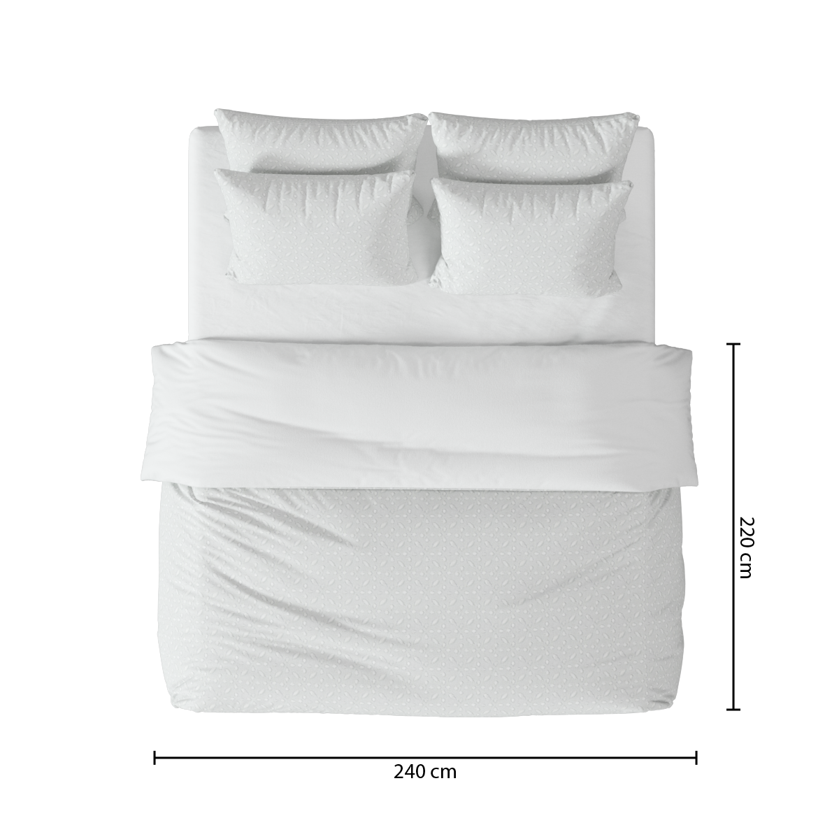 Set pilota micro swan 240 x 220 cm - Atmosphera