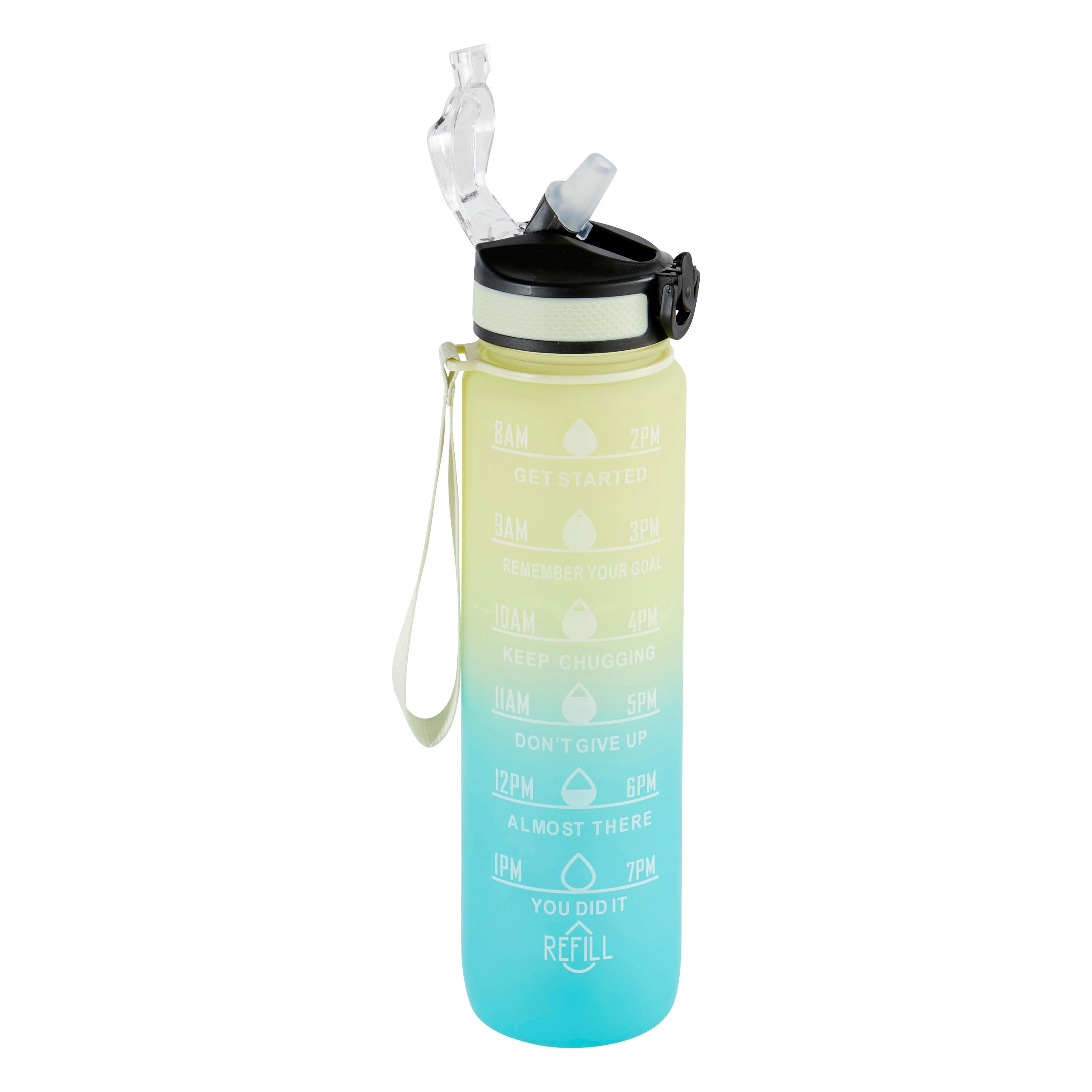 Sticla sport cu pai petg 1 l asortat - Five