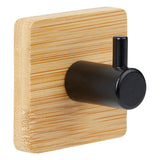 Cuier adeziv, set 2 buc, bambus