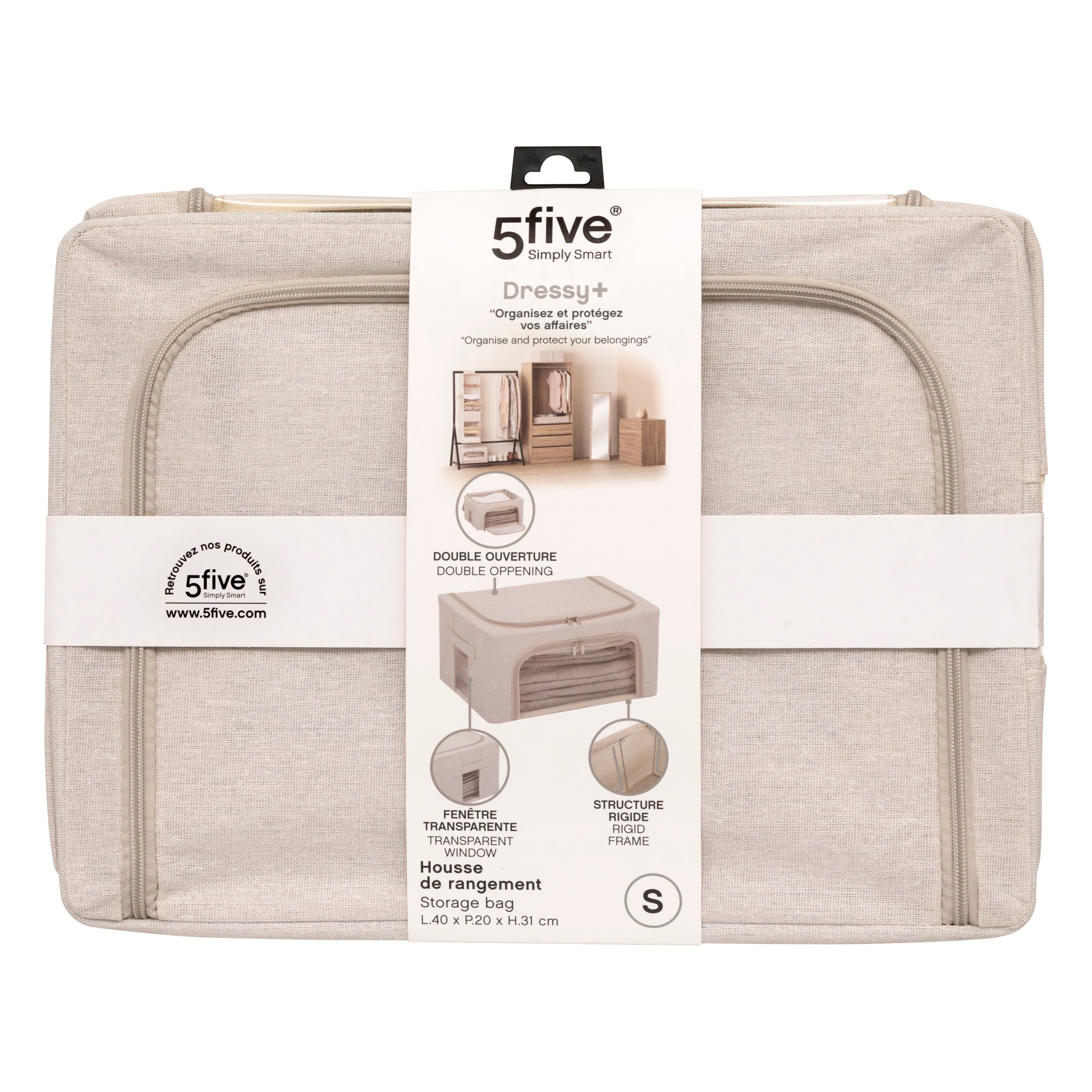 Organizator casa, husa deschidere dubla s dressy - Five