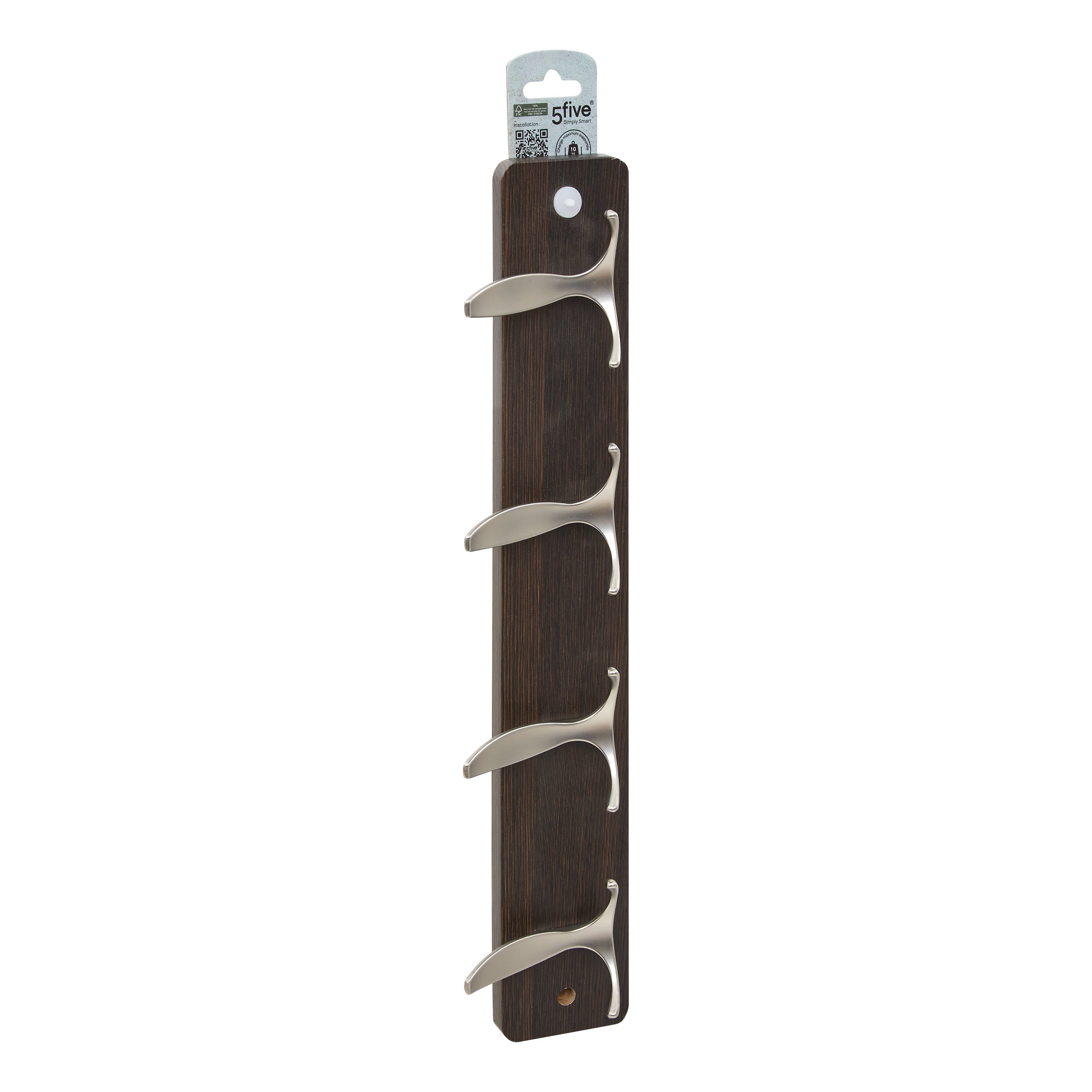 Organizator casa, hook lemn/metal 4h interior/sil aly - Five