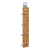 Organizator casa, hook lemn/metal 4h natur/sil aly - Five
