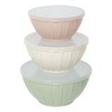 Salad bowls with lid set 3 buc - Five
