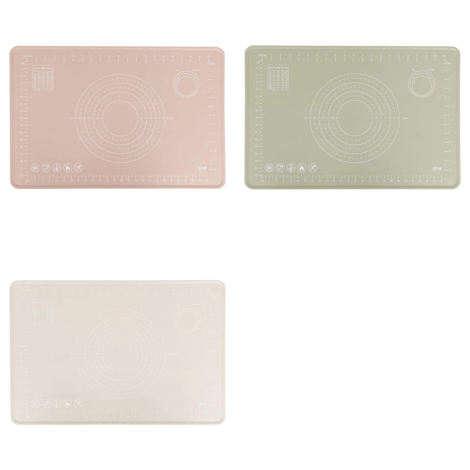 Asortat pastry silicone sheet - Five