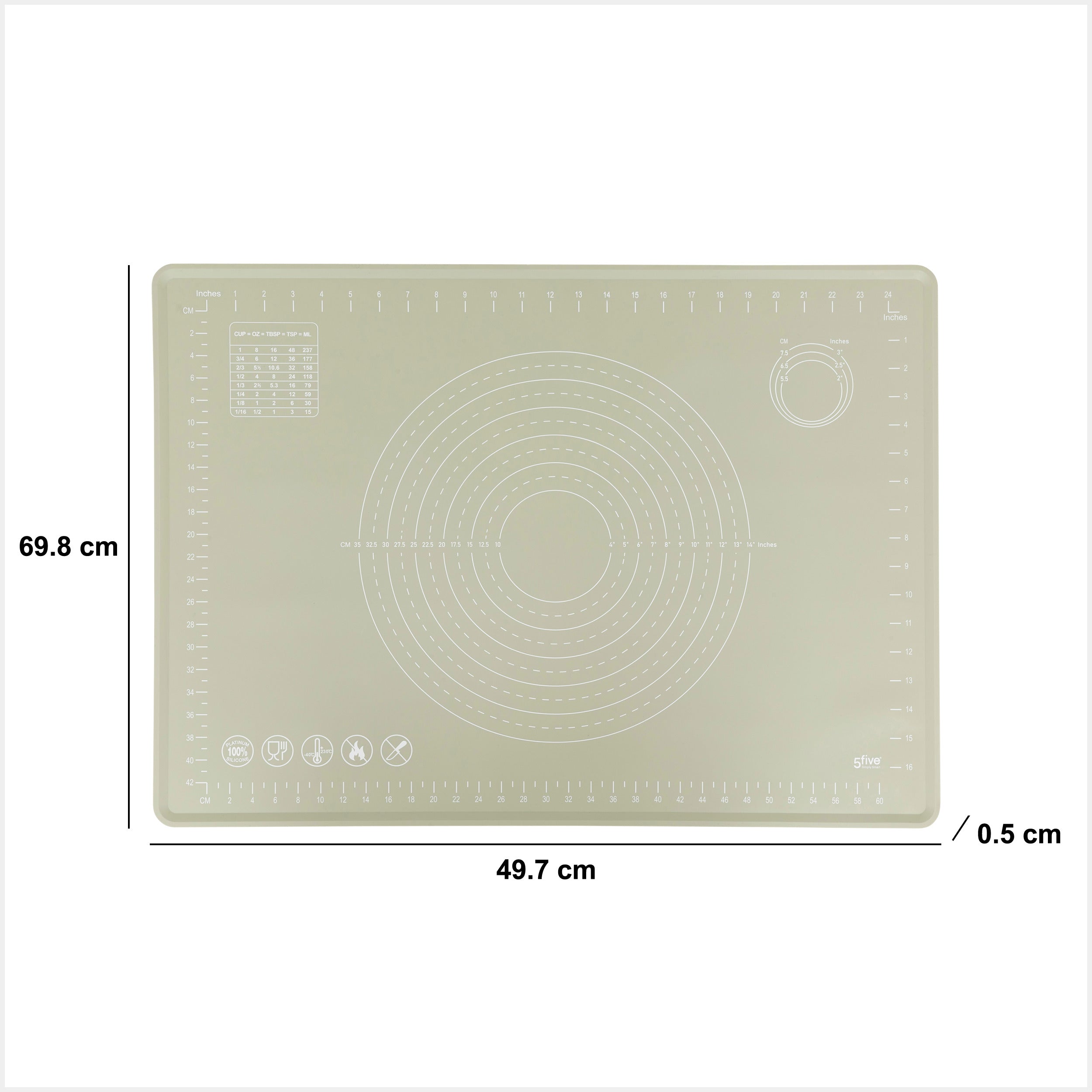 Asortat pastry sheet silicone xl - Five