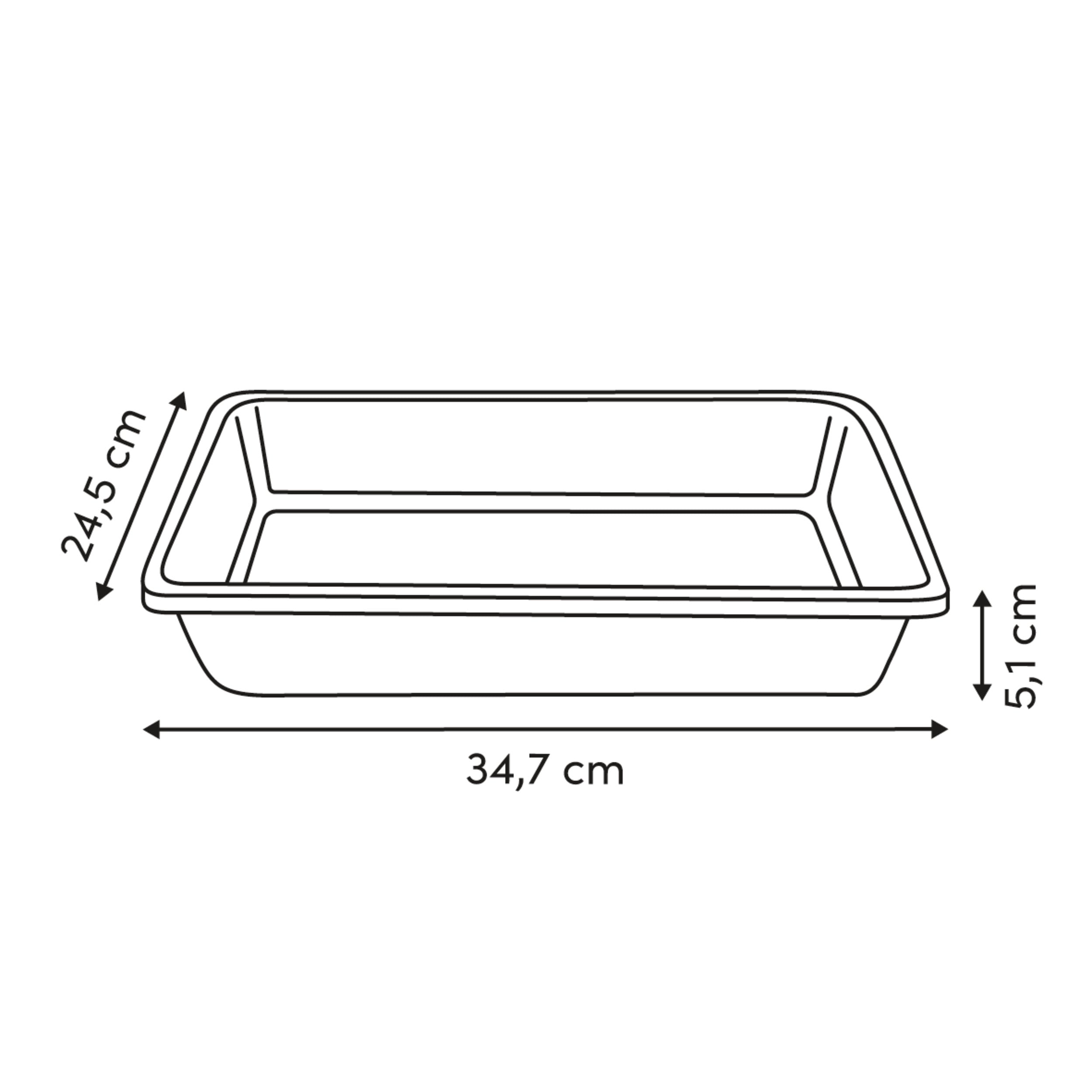 Harmony dreptunghiular. mold 34.7 x 24.5 cm - Five