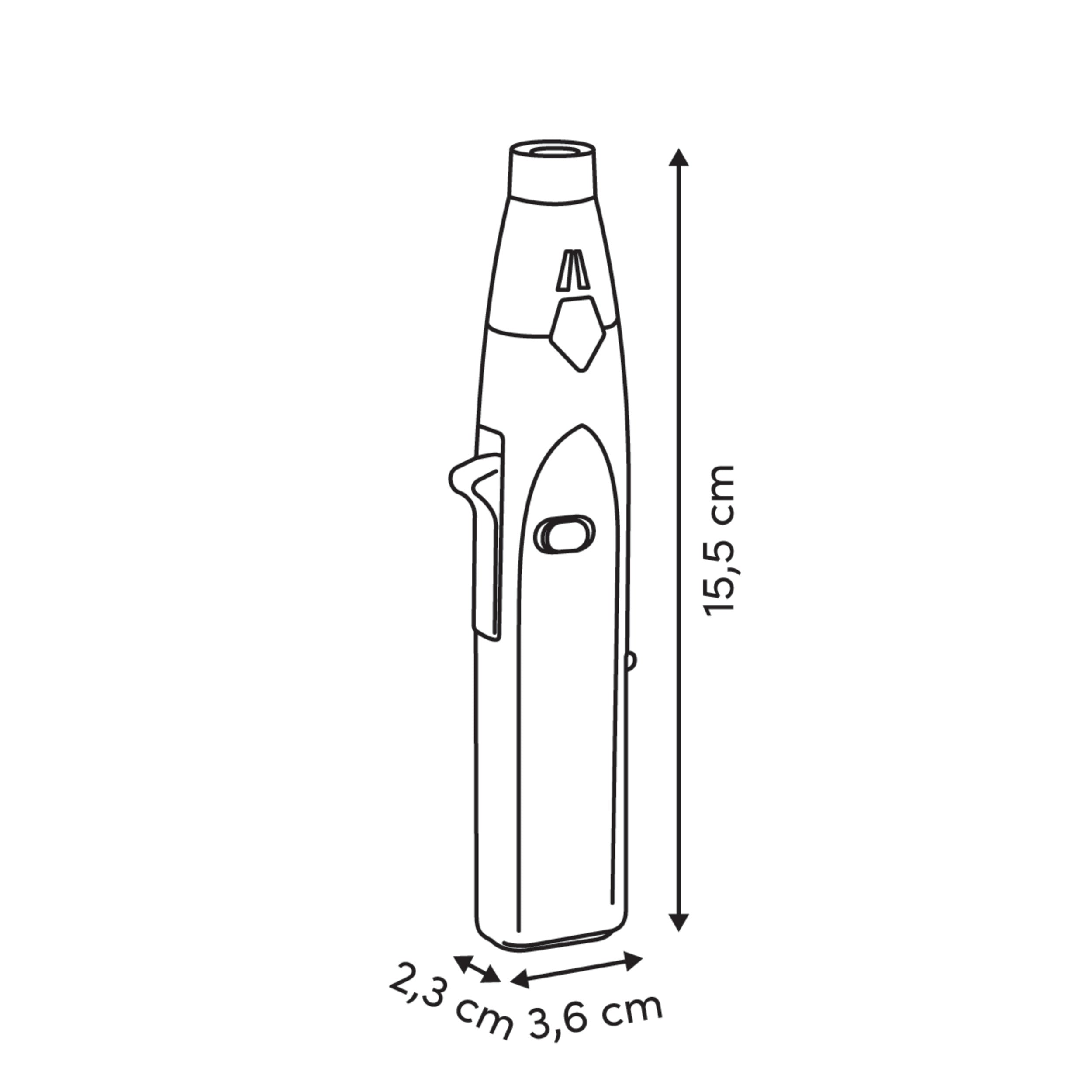 2 flame gas lighter - Five
