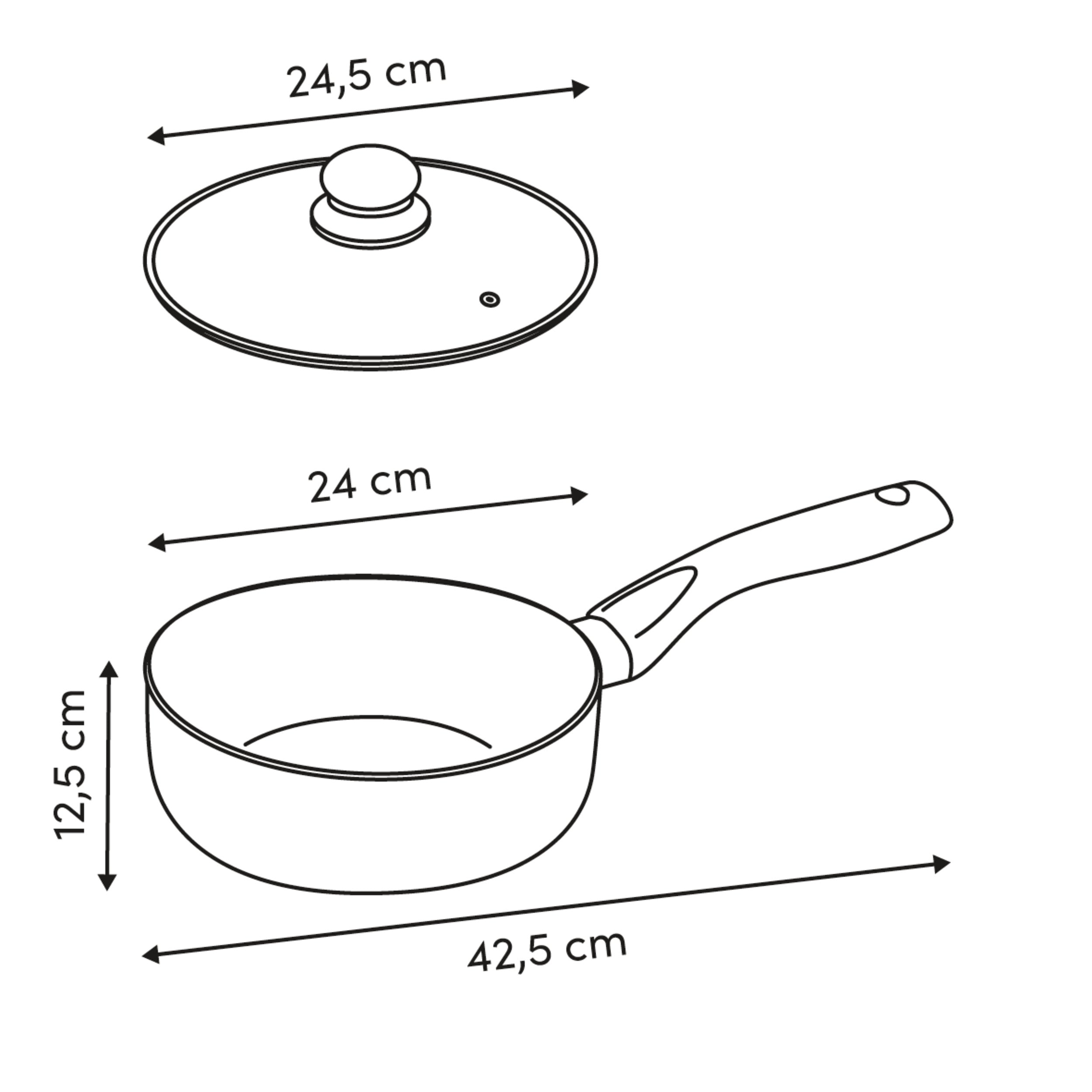 Fry pan 24 alu induc neo - Five