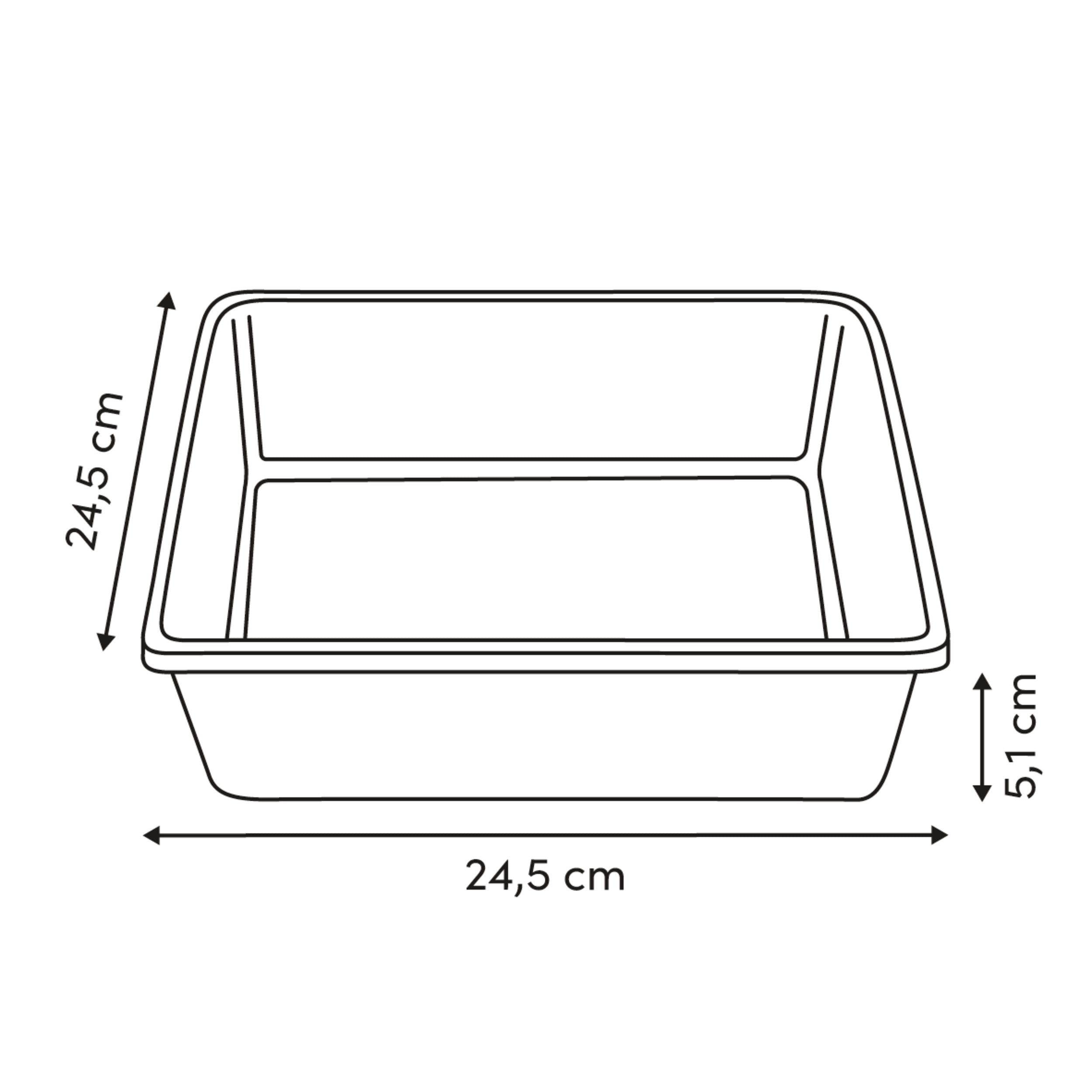 Harmony square mold 24.5 cm - Five
