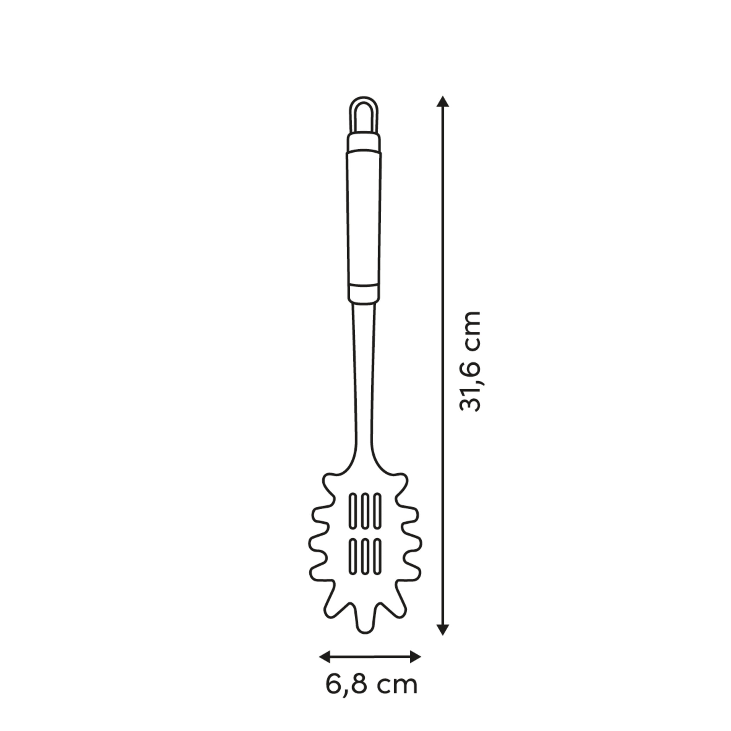 Solstice s/steelpasta spoon - Five
