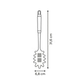Solstice s/steelpasta spoon - Five