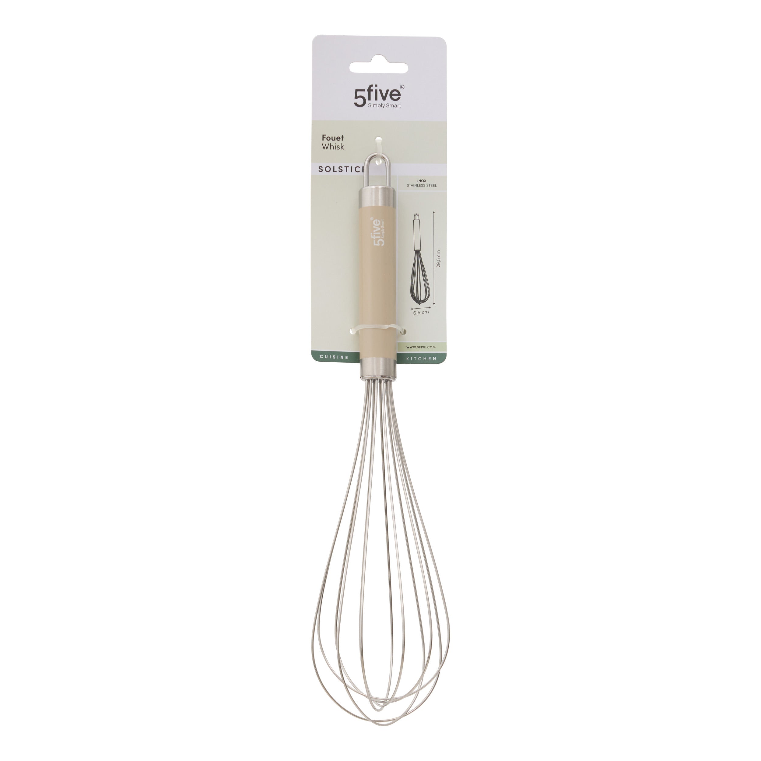 Solstice s/steel whisk - Five
