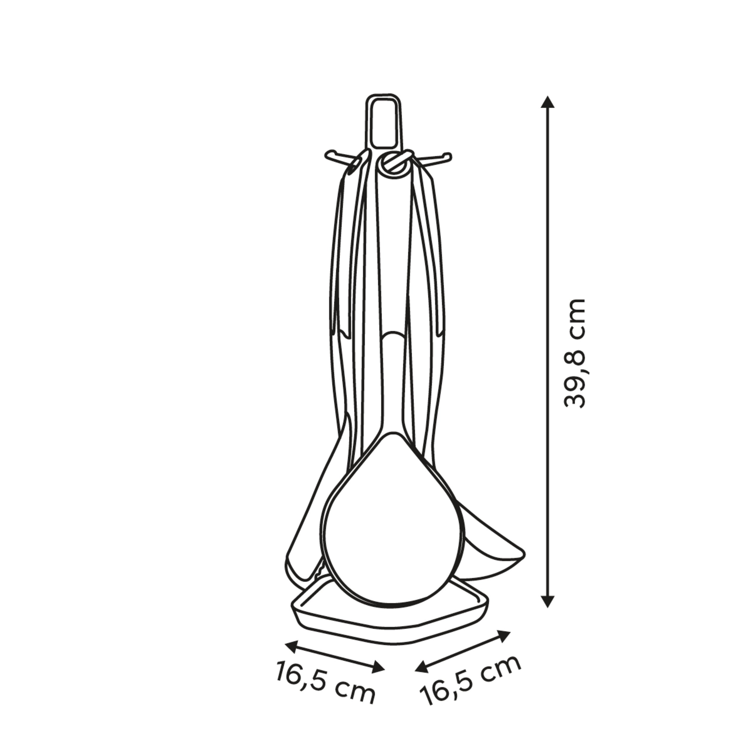 Utensils set 5 cu holder - Five