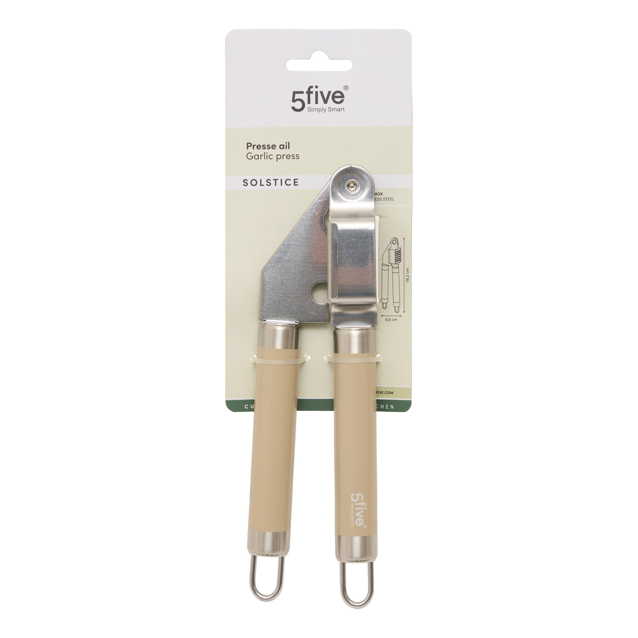 Solstice s/steel garlic press - Five