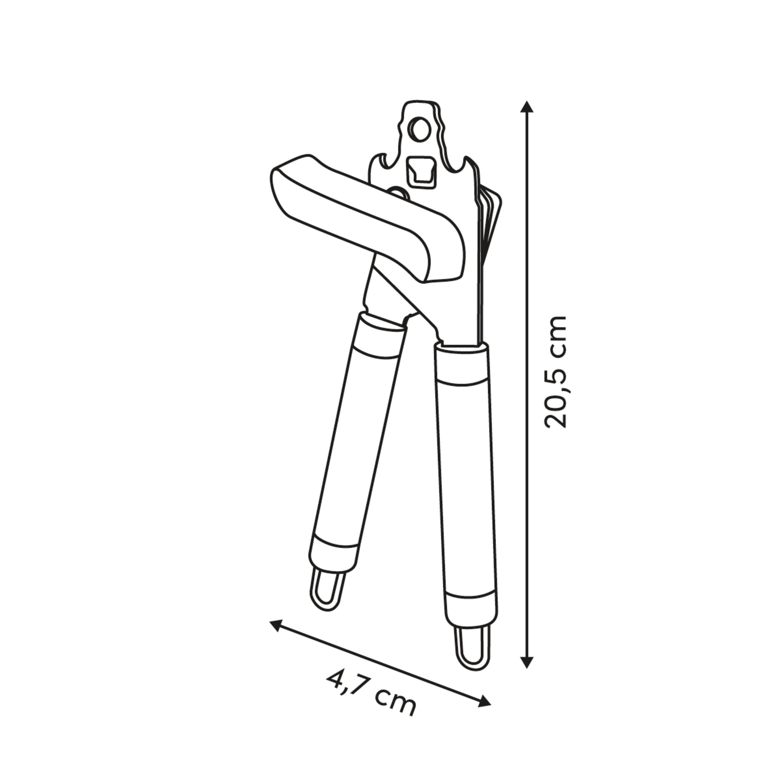 Solstice s/steel can opener - Five