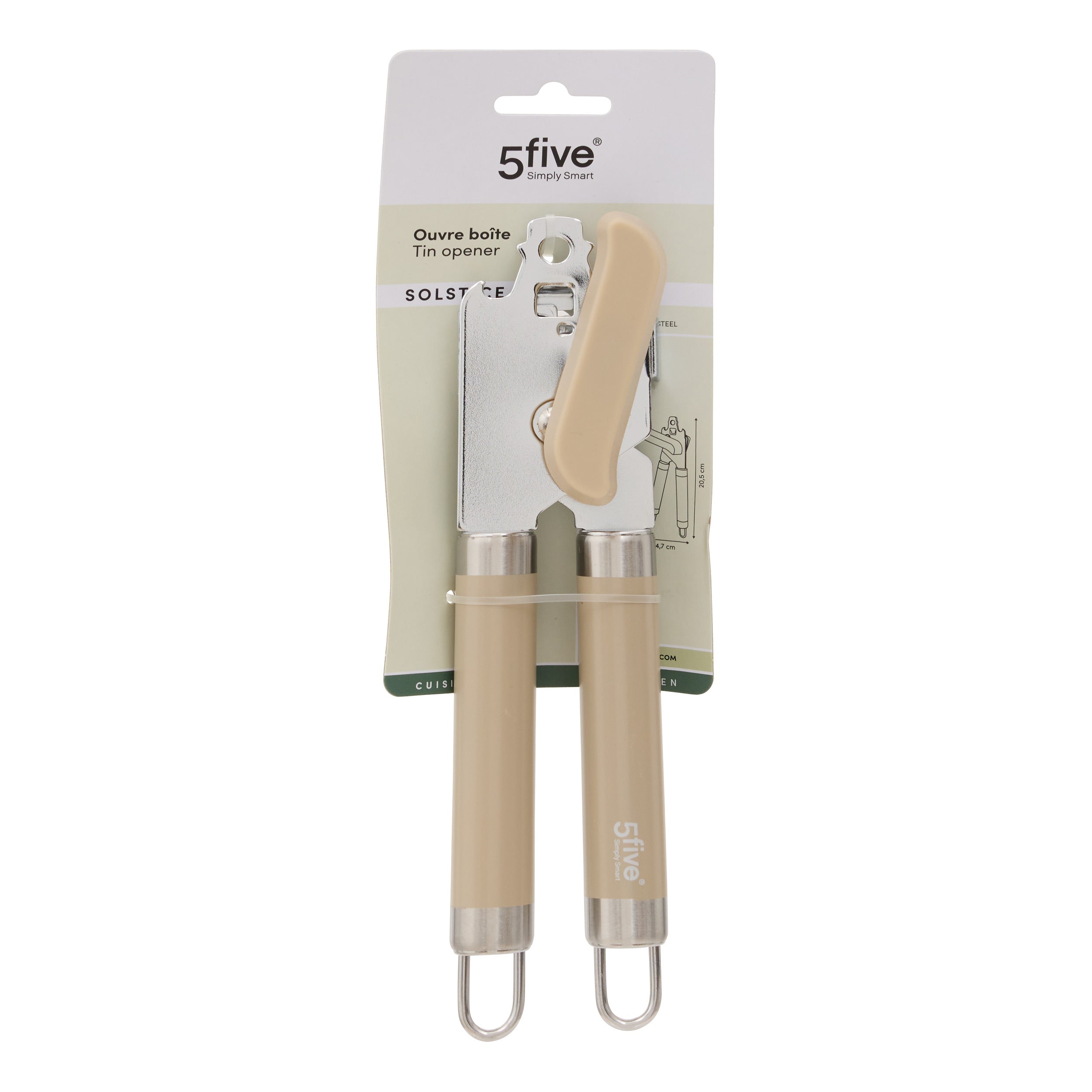 Solstice s/steel can opener - Five
