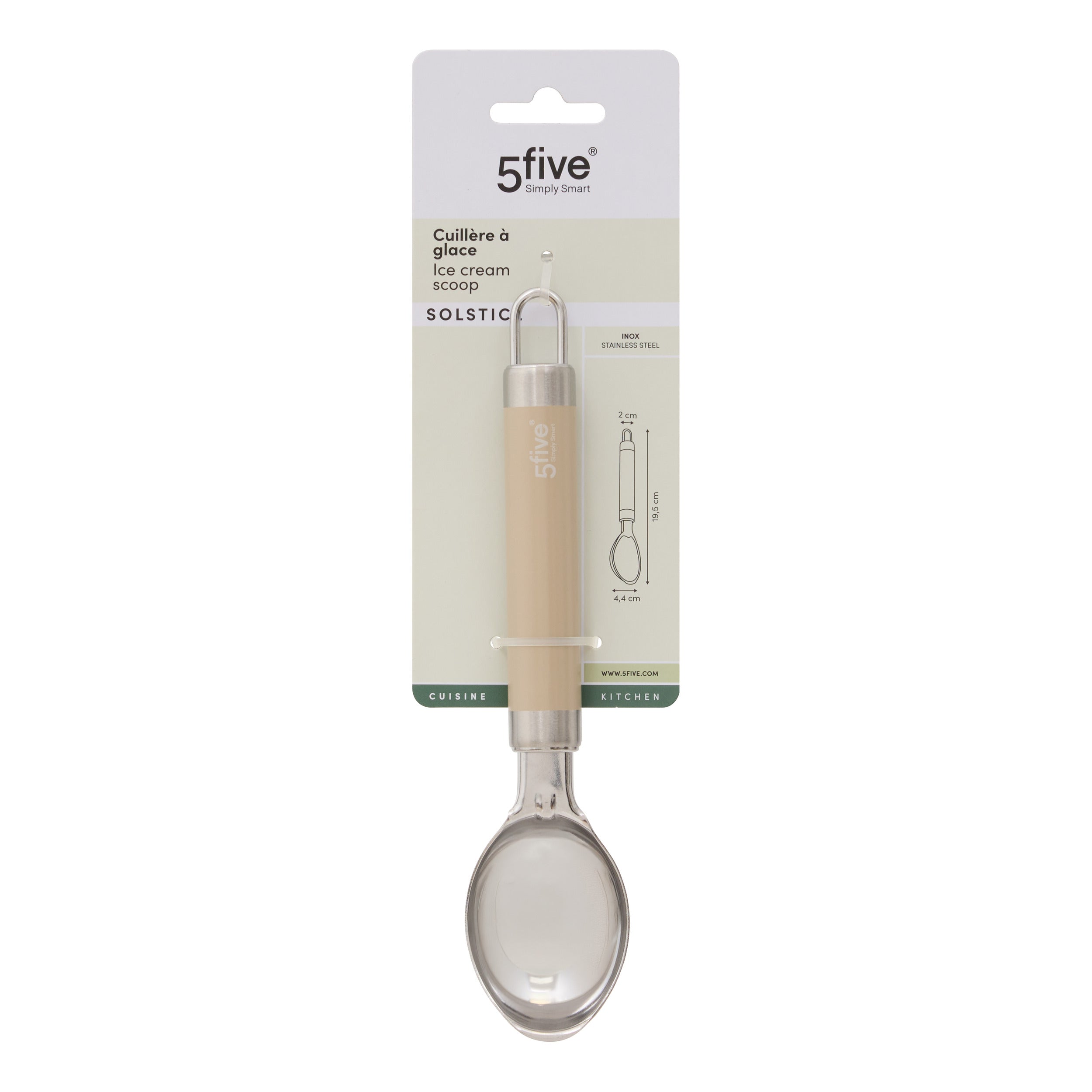 Solstice inox ice crem spoon - Five