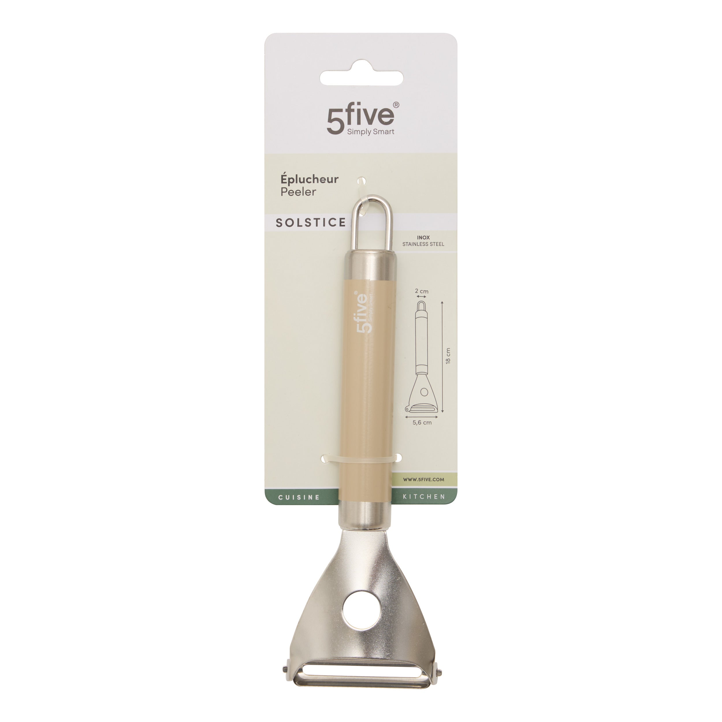Solstice s/steel peeler razoir - Five
