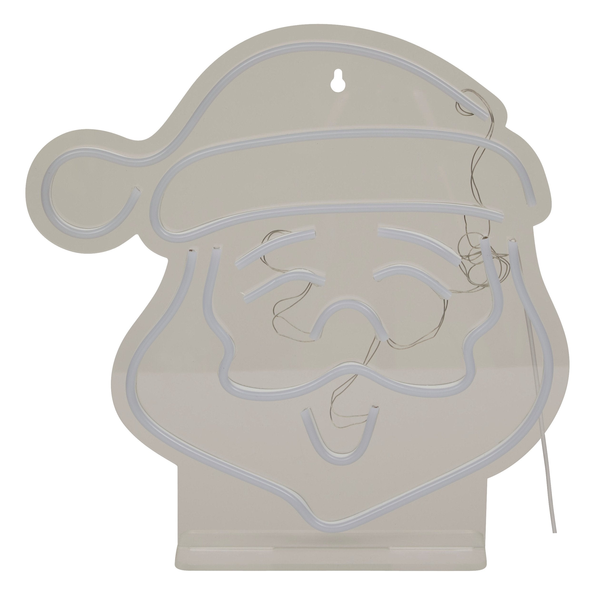 Neon LED cap Mos Craciun, USB, H 35 cm | Feeric