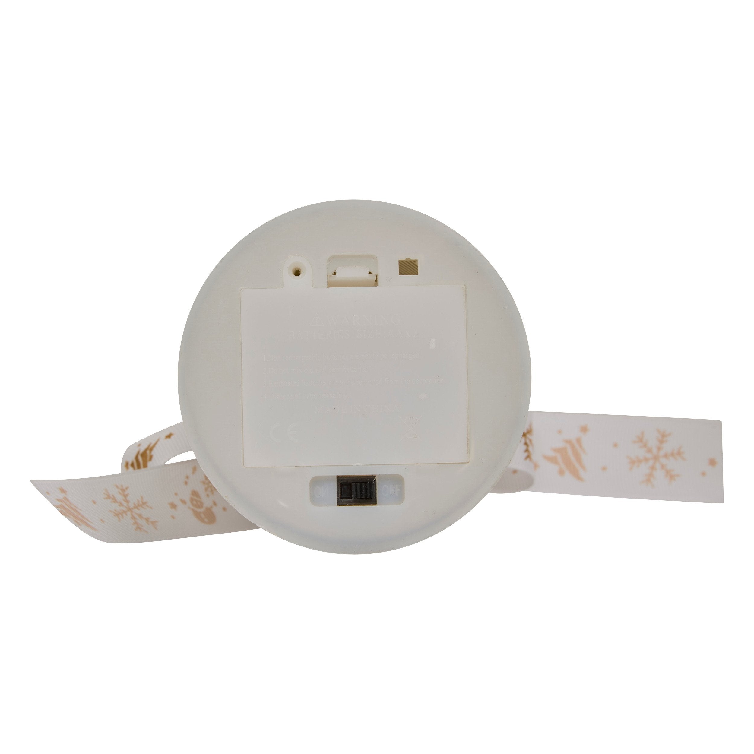 Clopotel luminos 13 cm, metal, asortat | Feeric