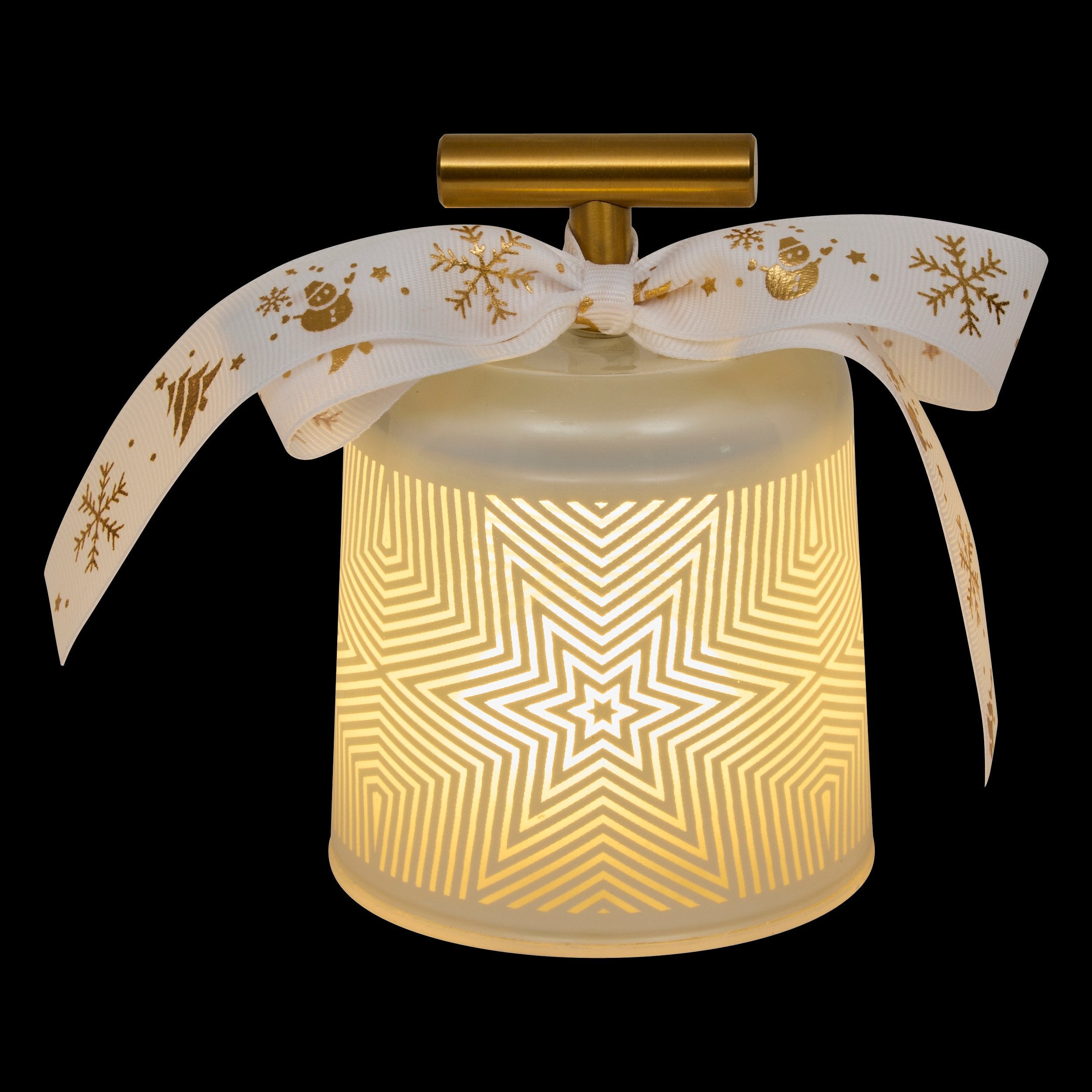 Clopotel luminos 13 cm, metal, asortat | Feeric